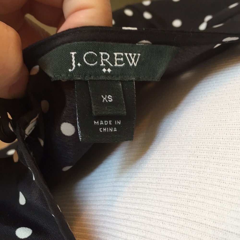 NWOT-JCrew polka dot top - Picture 8 of 8